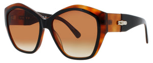 LONGCHAMP LO712S-N-011 sunglasses in BLACK / HONEY HAVANA