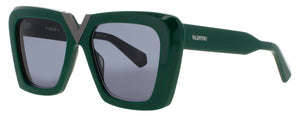 VALENTINO V-GOLD-II-VLS-161C-53 sunglasses in DARK GREEN/BLACK RHODIUM