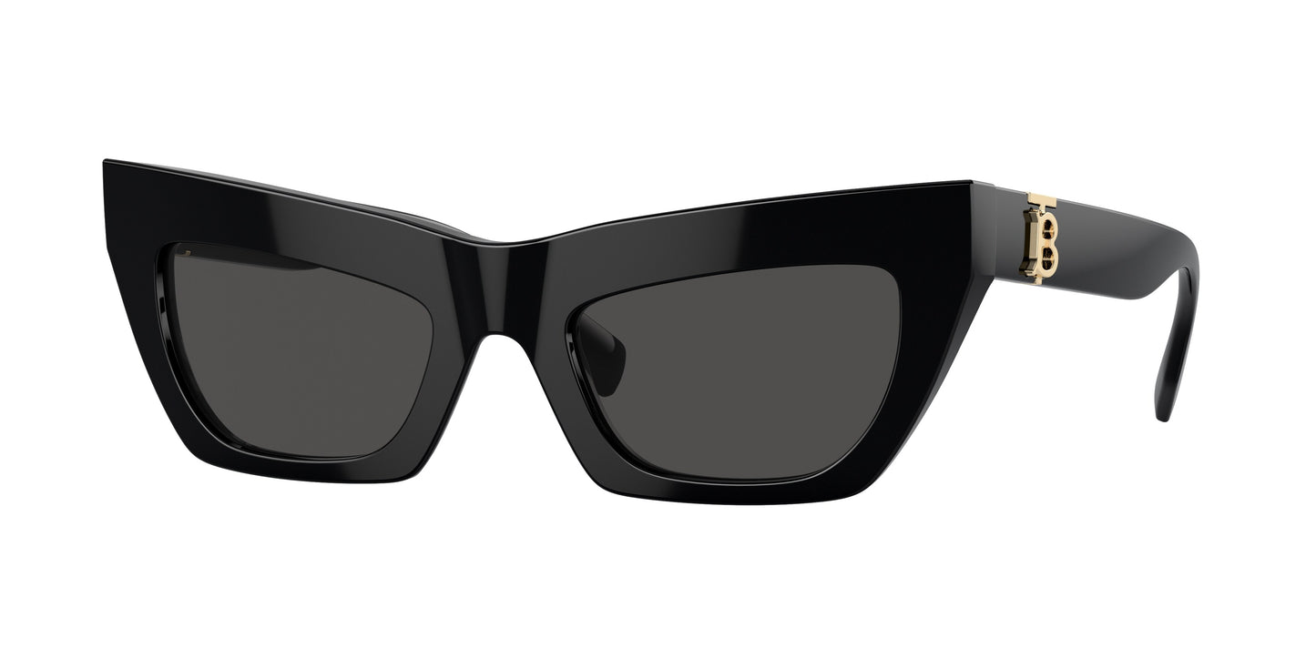 Burberry BE4405F in Black / Dark Grey