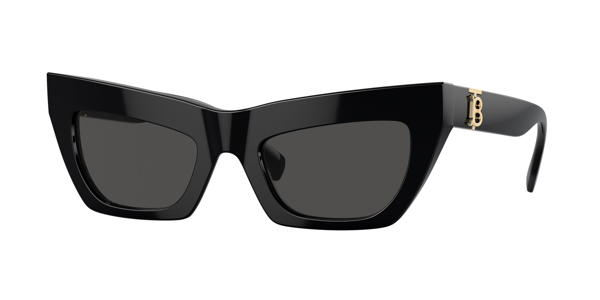 Burberry BE4405F in Black / Dark Grey