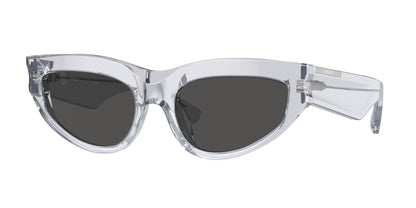 Burberry BE4425U in Transparent Grey/Dark Grey