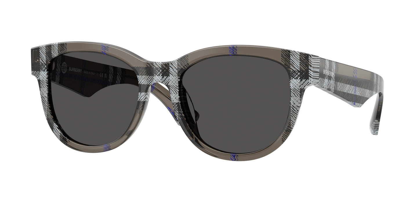Burberry BE4432U in Check Lichen / Dark Grey