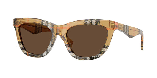 Burberry BE4435 in Check Sand/Dark Brown