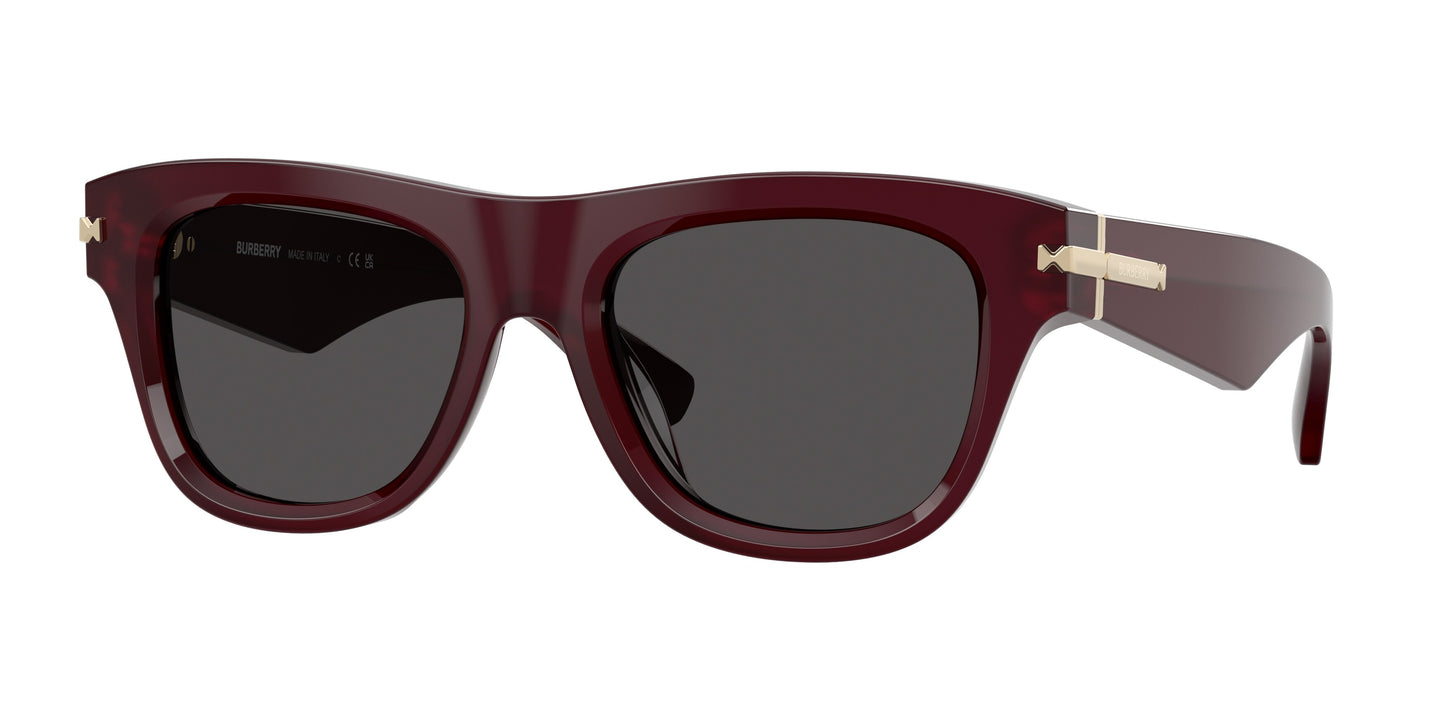 Burberry BE4438U in Bordeaux/Dark Grey