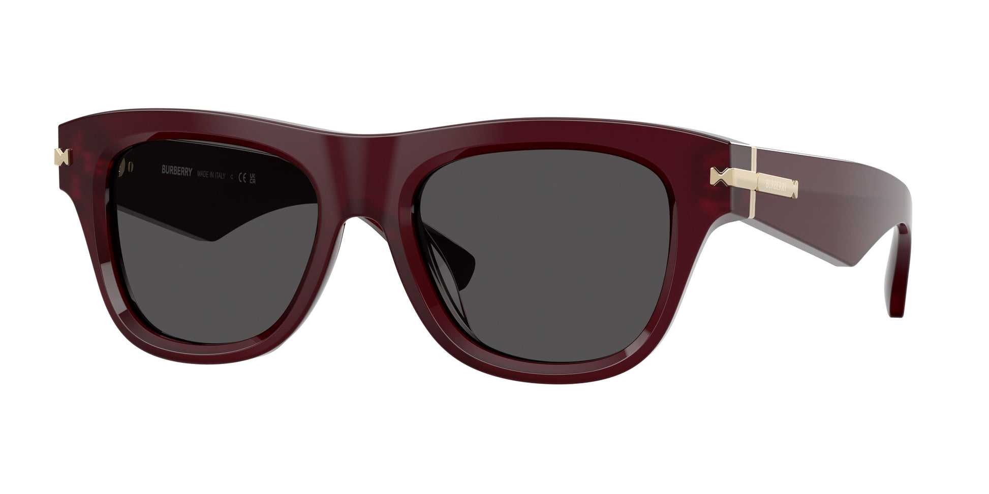 Burberry BE4438U in Bordeaux/Dark Grey