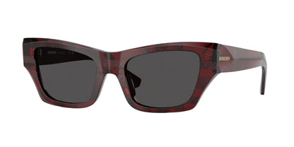 Burberry BE4441U in Check Red/Grey