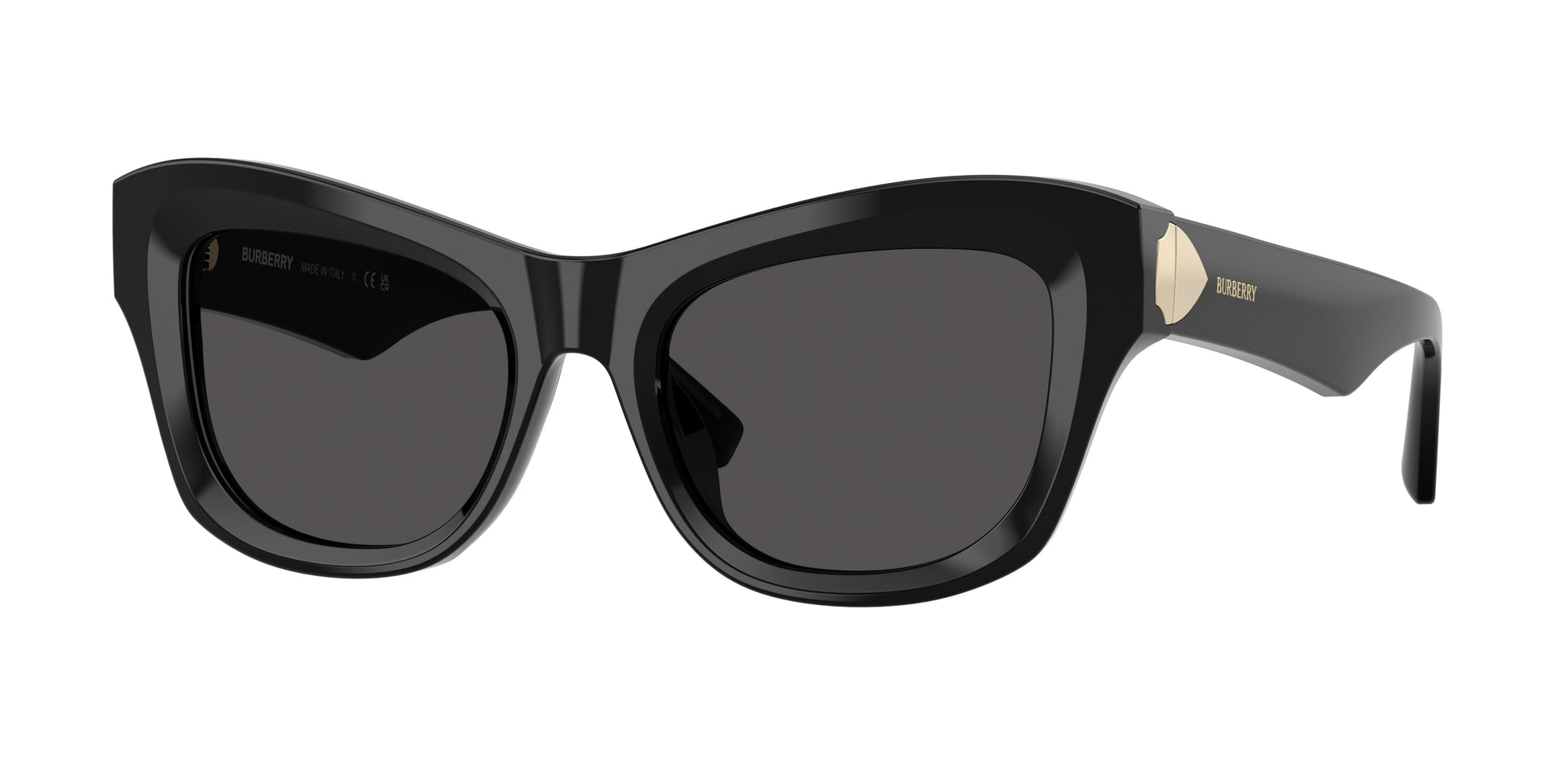 Burberry BE4442U in Black/Dark Grey