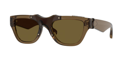 Burberry BE4445U in Green / Dark Brown