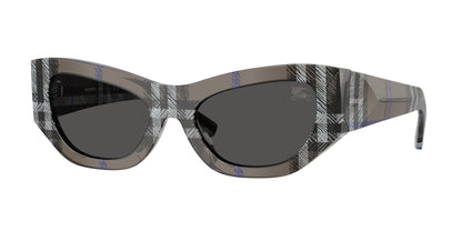 Burberry BE4450U in Check Lichen/Dark Grey