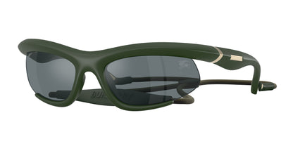 Burberry BE4462 in Rubber Green/Grey Mirror Black