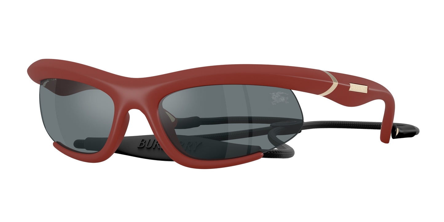 Burberry BE4462 in Rubber Bordeaux/Grey Mirror Black