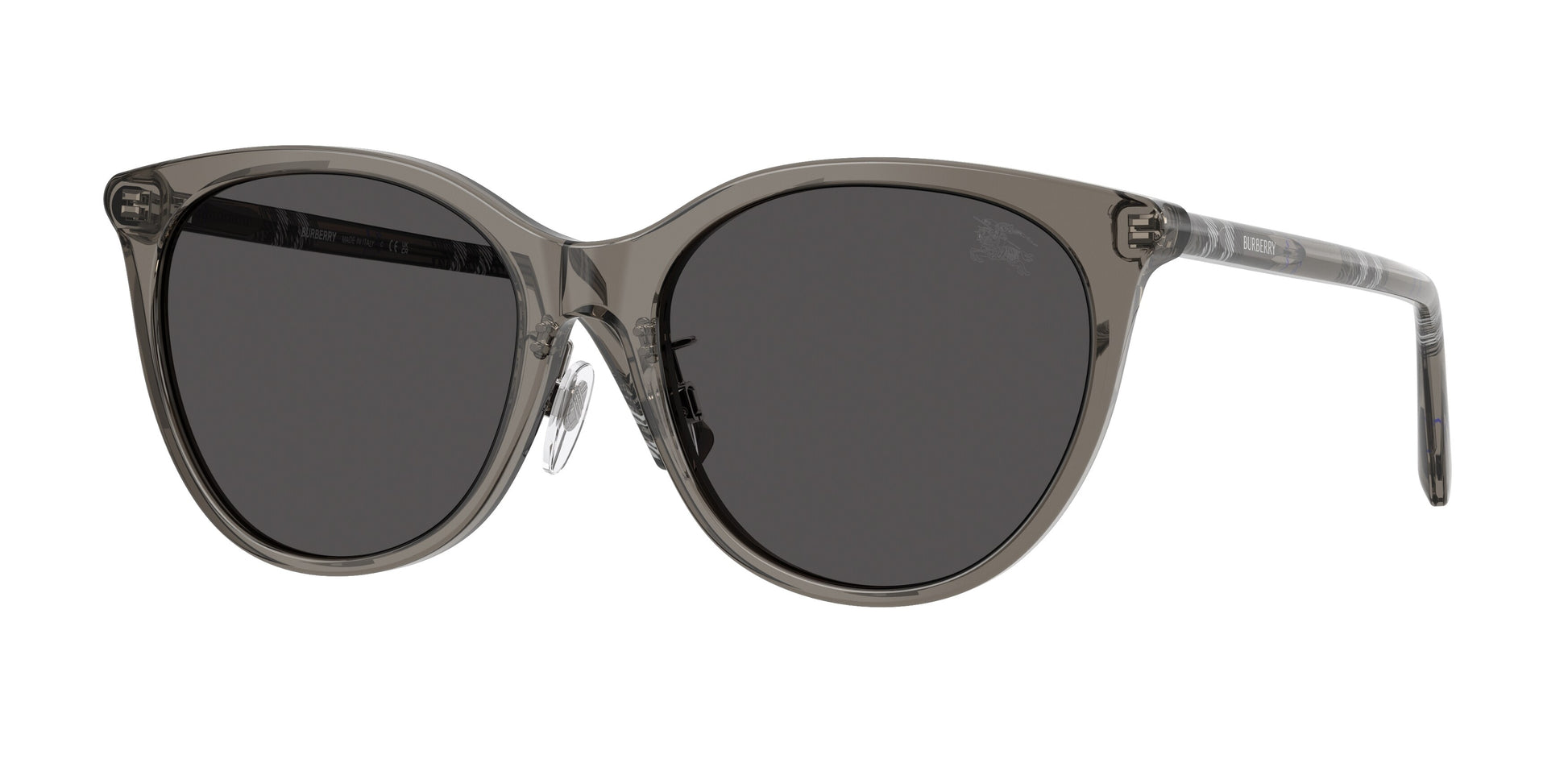 Burberry BE4464D in Transparent Grey/Dark Grey