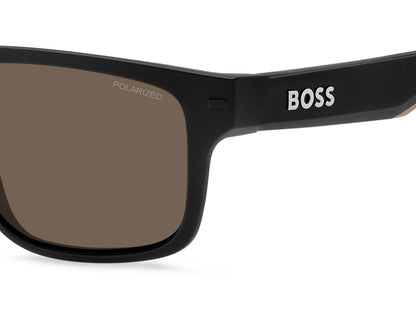 Hugo Boss 1497/S in Black/Brown - view 4