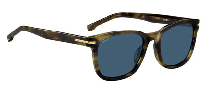 Hugo Boss 1722/G/S in Khaki Horn / Blue - view 2