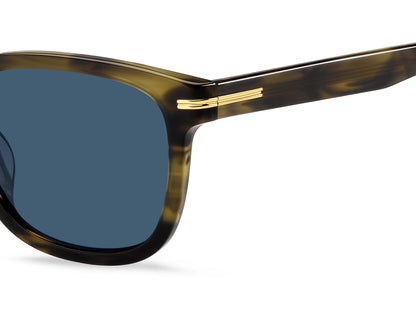 Hugo Boss 1722/G/S in Khaki Horn / Blue - view 4