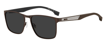 Hugo Boss 1826/S in Matte Brown Ruthenium / Grey
