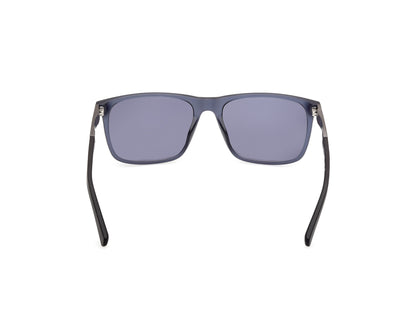 Harley Davidson HD00020 sunglasses in matte light blue / blue mirror