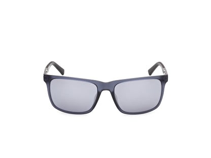 Harley Davidson HD00020 sunglasses in matte light blue / blue mirror