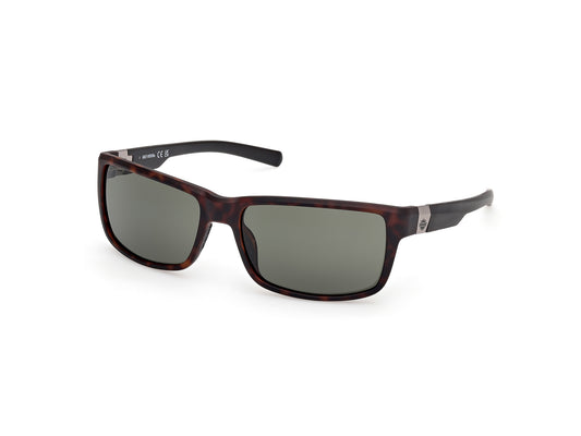 Harley Davidson HD00022 sunglasses in dark havana / green