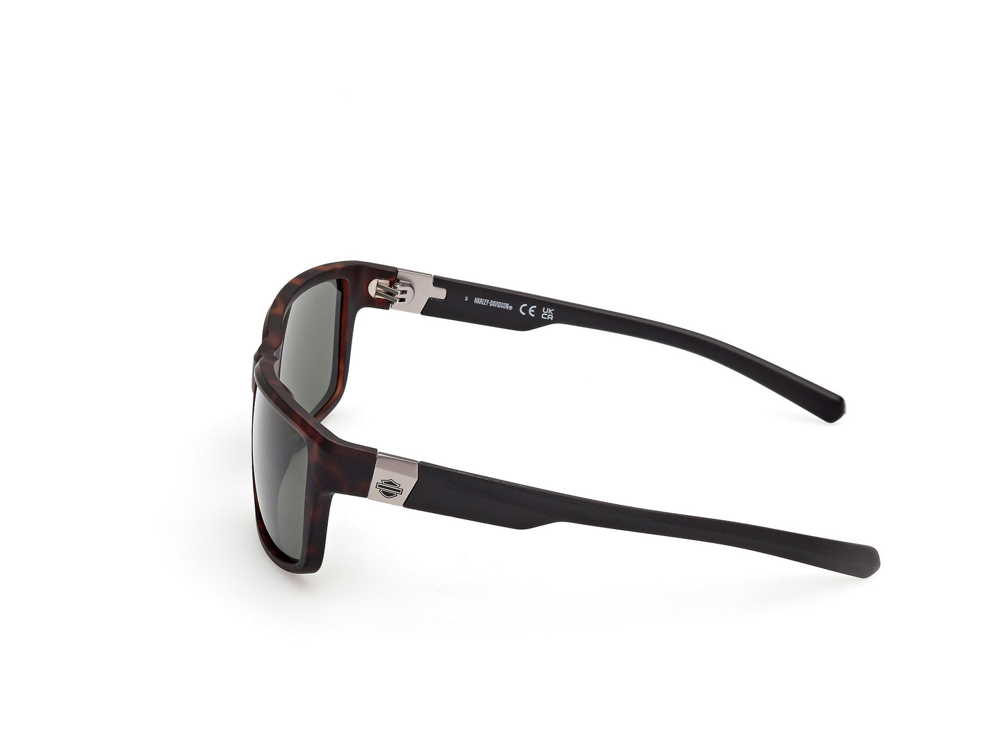 Harley Davidson HD00022 sunglasses in dark havana / green