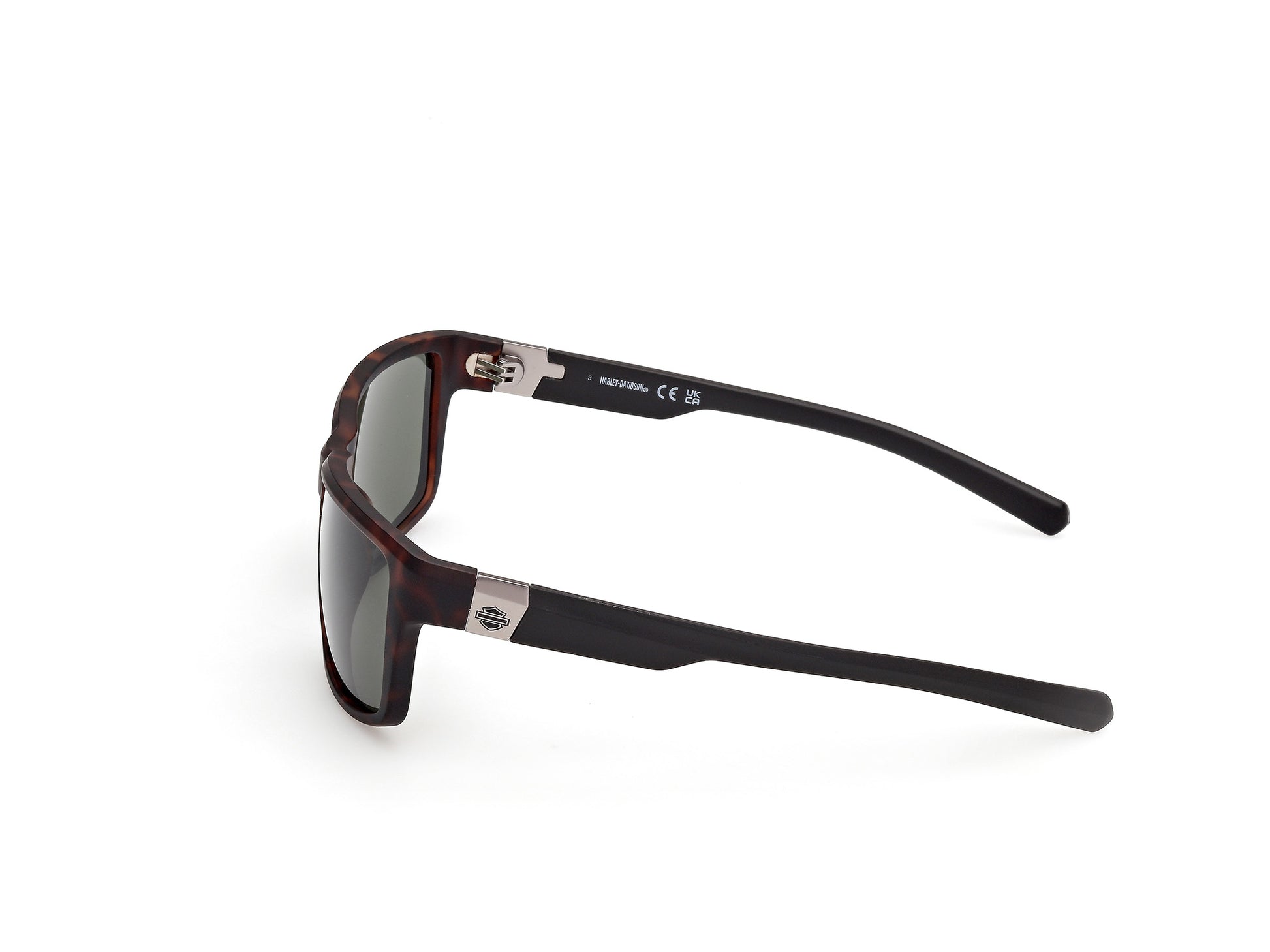 Harley Davidson HD00022 sunglasses in dark havana / green
