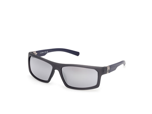 Harley Davidson HD00023 sunglasses in grey/other / blue mirror