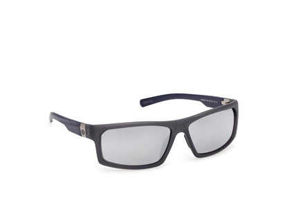 Harley Davidson HD00023 sunglasses in grey/other / blue mirror