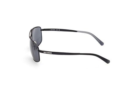 Harley Davidson HD00025 sunglasses in matte black / smoke