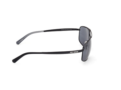Harley Davidson HD00025 sunglasses in matte black / smoke