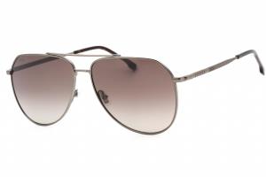 Hugo Boss BOSS 1447/S - Dark Ruthenium / Bk Brw Green Ar