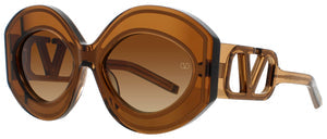 VALENTINO V - SOUL - II-VLS-128B sunglasses in BROWN / GOLD
