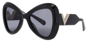 VALENTINO V-GOLD-III-VLS-138A-53 sunglasses in BLACK/GOLD