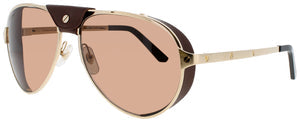 CARTIER CT0296S-005 sunglasses in GOLD/BROWN
