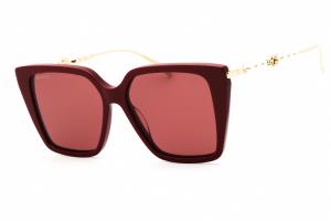 Gucci GG1967S BURGUNDY-GOLD-RED sunglasses